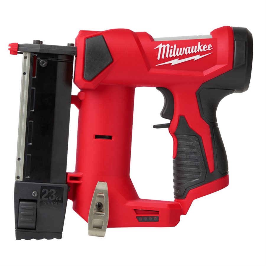 M12 12 Volt LithiumIon Cordless 23 Gauge Pin Nailer Tool Only