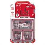 100-Piece SHOCKWAVE™ PACKOUT™ Impact Driver Bit Kit