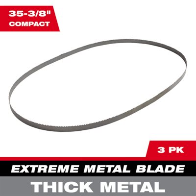 Extreme Thick Metal Band Saw Blades 3 pk Compact