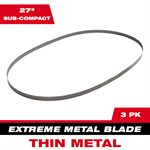 Extreme Thin Metal Band Saw Blades 3 pk Sub Compact