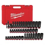 43PC SHOCKWAVE™ Impact Duty™ 3 / 8" Drive SAE & Metric Deep 6 Point Socket Set