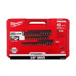 43PC SHOCKWAVE™ Impact Duty™ 3 / 8" Drive SAE & Metric Deep 6 Point Socket Set